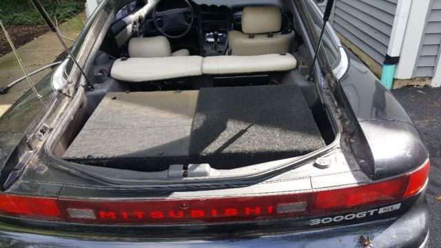 1992 Black Mitsubishi 3000GT Hatchback