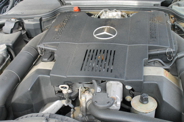 1992 Black on Silver Grey Mercedes-Benz SL-Class Convertible