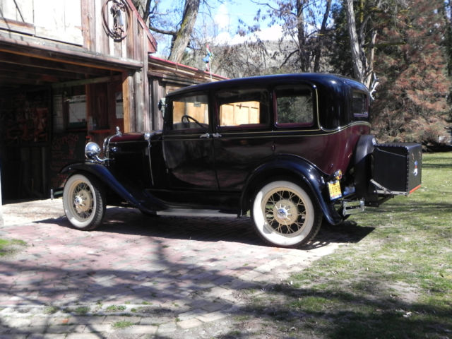 1931 Burgundy Ford Model A