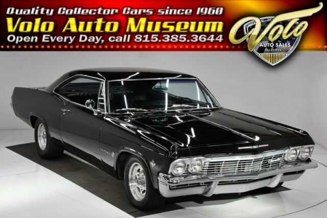 1965 Black Chevrolet Impala Hardtop