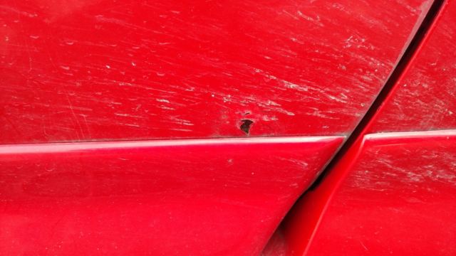 1989 Red Pontiac Firebird Hatchback