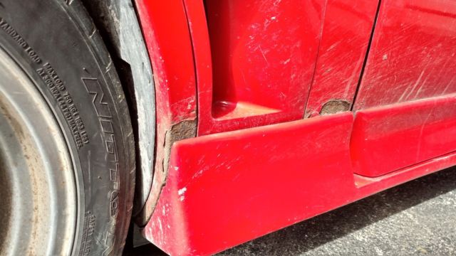 1989 Red Pontiac Firebird Hatchback