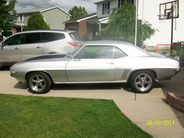 1969 Silver Chevrolet Camaro Coupe