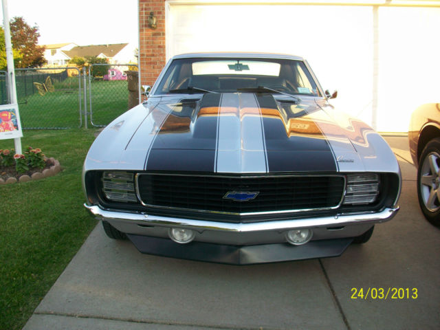 1969 Silver Chevrolet Camaro Coupe