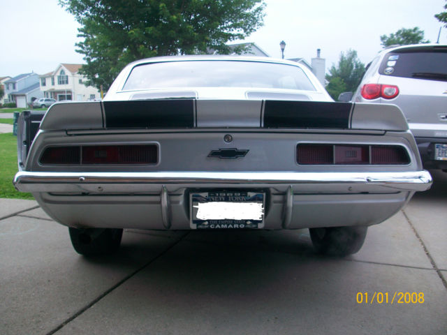 1969 Silver Chevrolet Camaro Coupe
