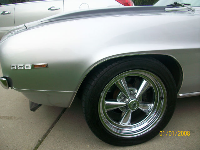 1969 Silver Chevrolet Camaro Coupe