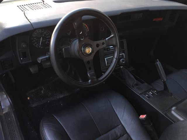 1987 Black Chevrolet Camaro