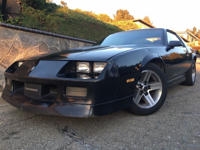 1987 Black Chevrolet Camaro