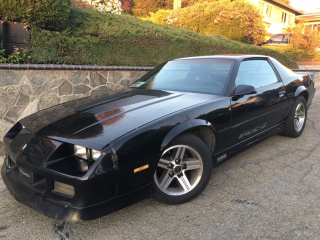 1987 Black Chevrolet Camaro