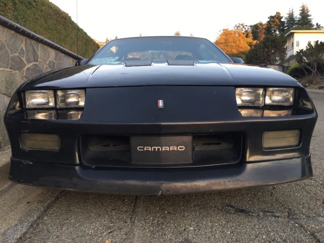 1987 Black Chevrolet Camaro