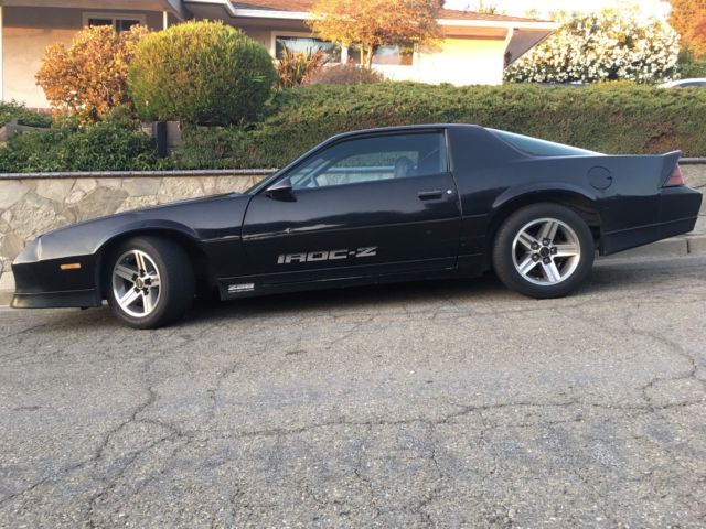 1987 Black Chevrolet Camaro