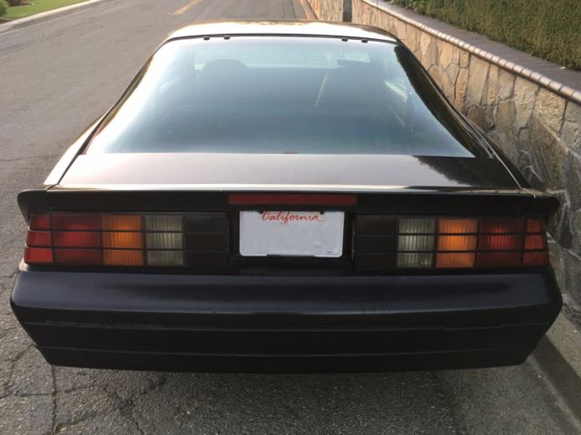 1987 Black Chevrolet Camaro