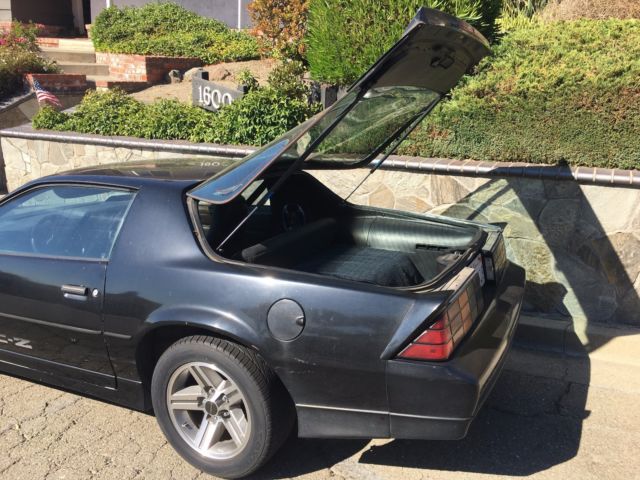 1987 Black Chevrolet Camaro