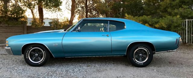 1971 Blue Chevrolet Chevelle Coupe