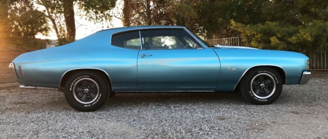 1971 Blue Chevrolet Chevelle Coupe