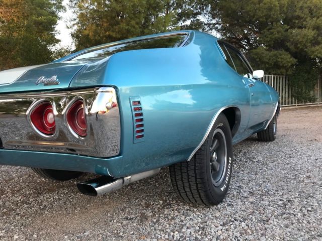 1971 Blue Chevrolet Chevelle Coupe
