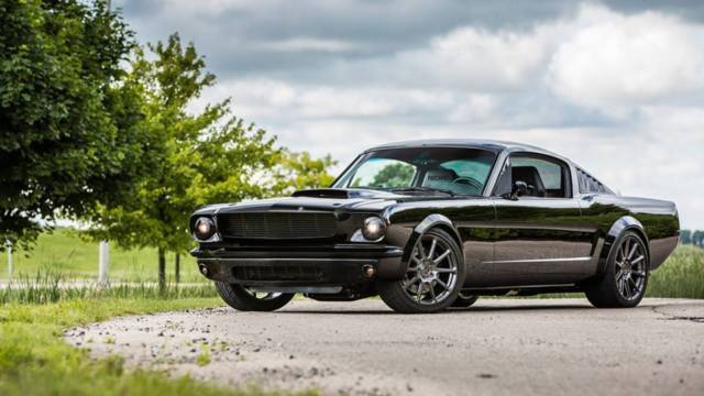 1965 Black Ford Mustang Fastback
