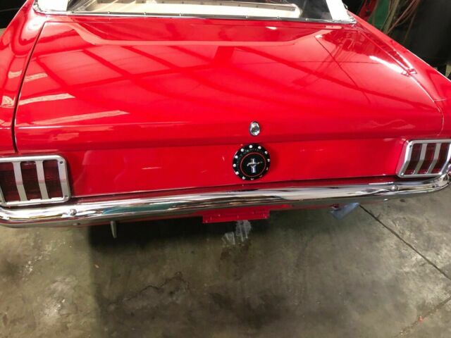 1965 Red Ford Mustang Convertible