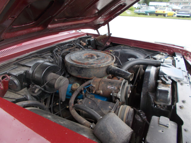 1962 Burgundy Pontiac Bonneville Convertible