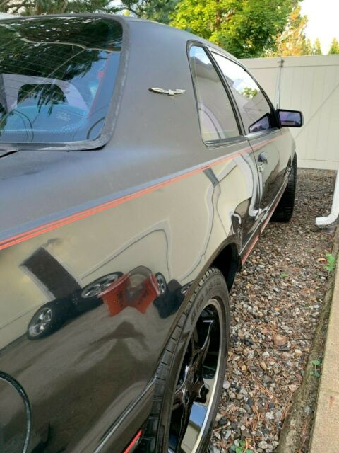 1988 Black Ford Thunderbird Coupe