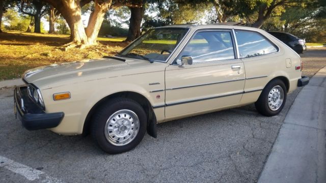 1979 Tan Honda Accord Coupe