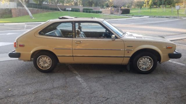1979 Tan Honda Accord Coupe