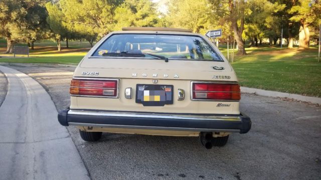 1979 Tan Honda Accord Coupe