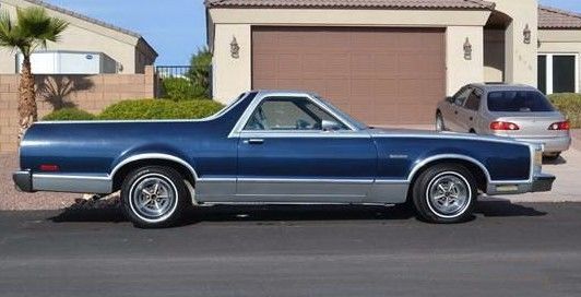 1979 Blue Ford Ranchero Standard Cab Pickup