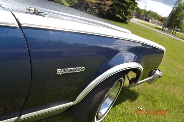 1979 Blue Ford Ranchero Standard Cab Pickup