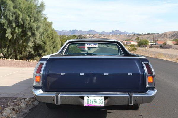 1979 Blue Ford Ranchero Standard Cab Pickup