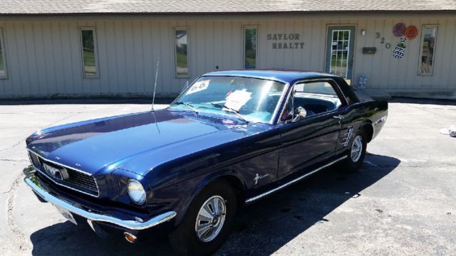 1966 Blue Ford Mustang Coupe
