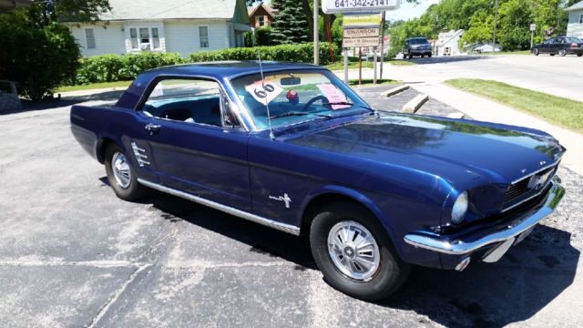 1966 Blue Ford Mustang Coupe