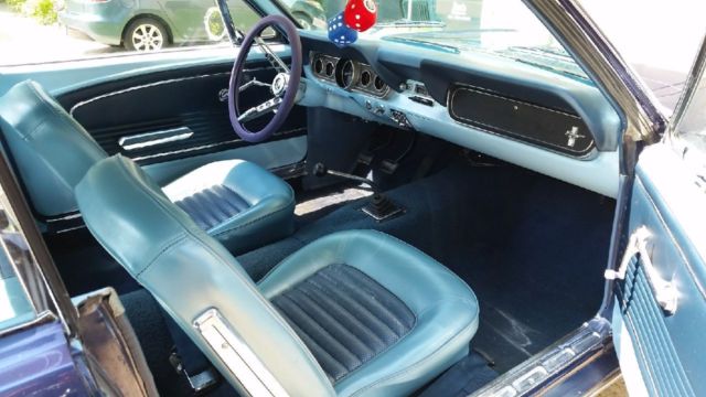1966 Blue Ford Mustang Coupe