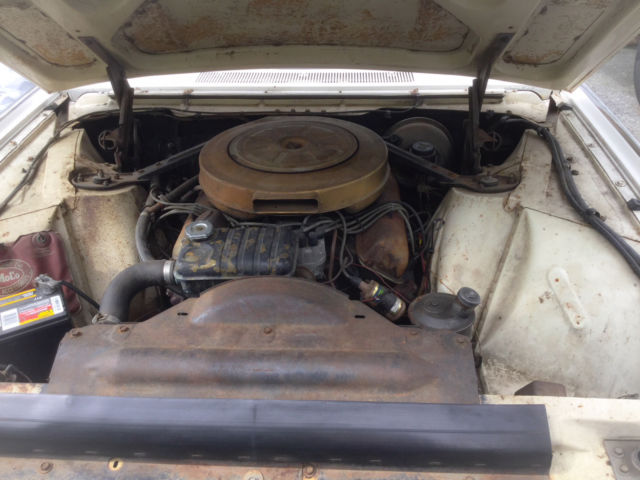 1963 White Ford Thunderbird Convertible