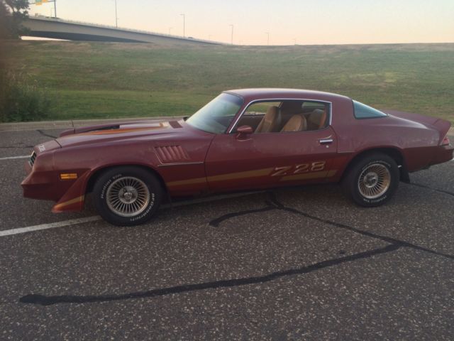1979 Burgundy Chevrolet Camaro Coupe