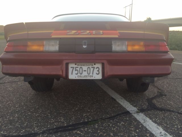 1979 Burgundy Chevrolet Camaro Coupe
