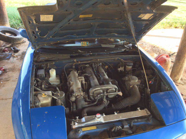 1990 Blue Mazda MX-5 Miata Convertible