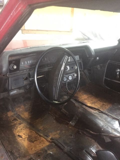 1972 Red Chevrolet El Camino