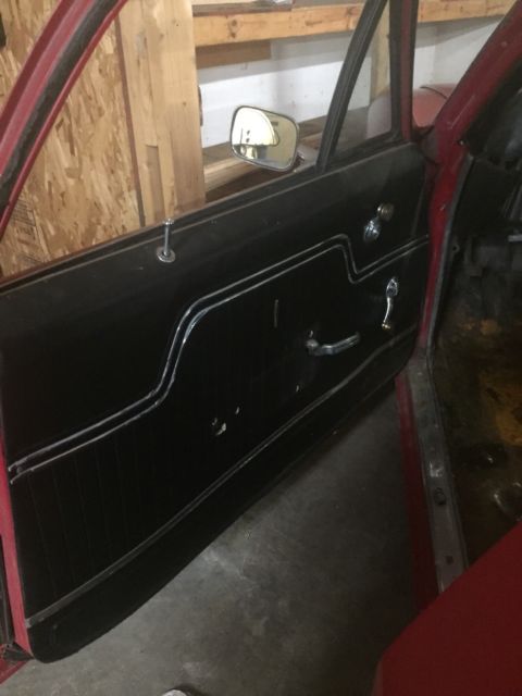 1972 Red Chevrolet El Camino