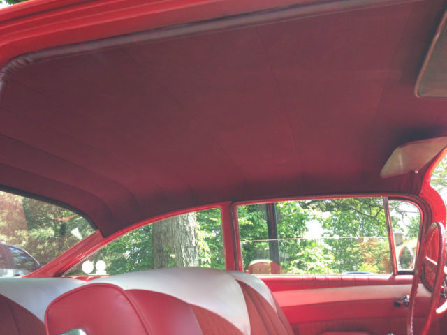 1960 Red Chevrolet Bel Air/150/210 2 Door Post