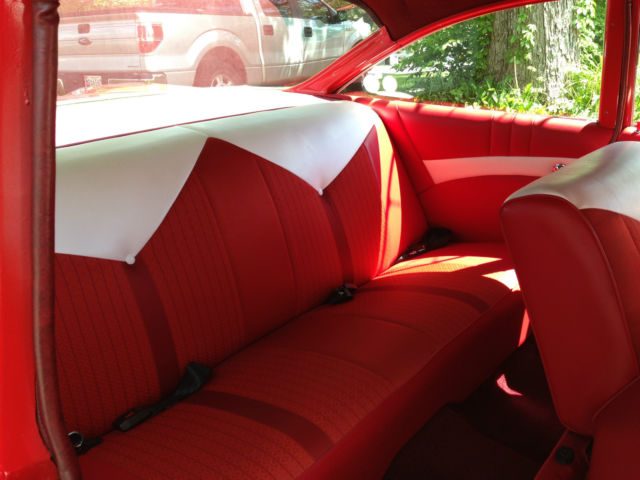 1960 Red Chevrolet Bel Air/150/210 2 Door Post