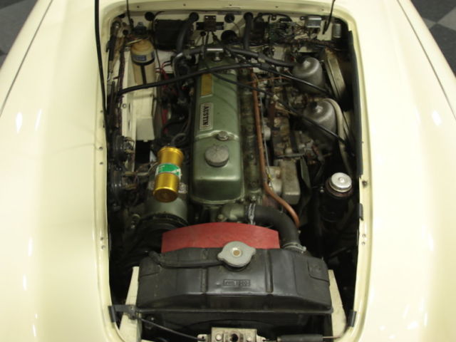 1967 White Austin Healey 3000 Convertible