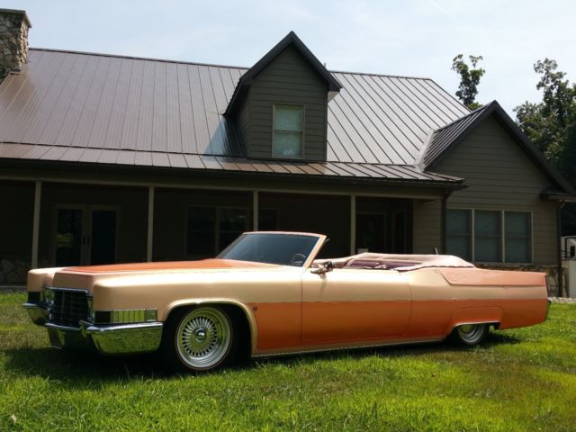 1969 Pink Cadillac DeVille Convertible