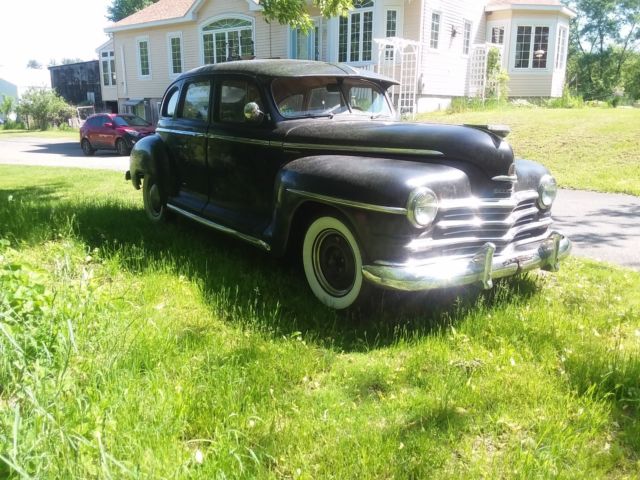 1946 Black Plymouth Special Deluxe Sedan