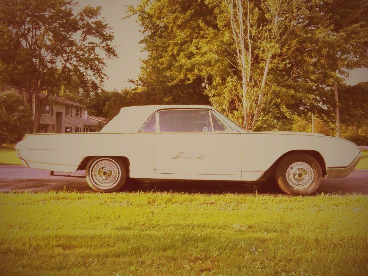 1963 Dusk Rose Ford Thunderbird 2 door