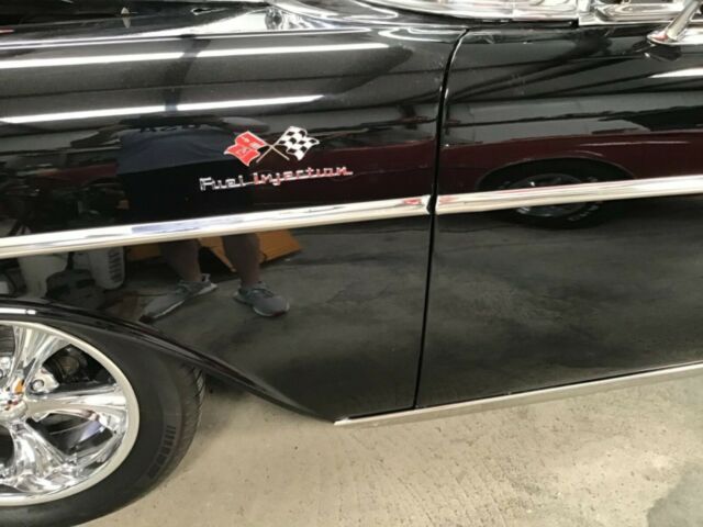 1957 Black Chevrolet Bel Air/150/210