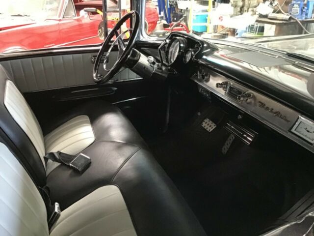 1957 Black Chevrolet Bel Air/150/210