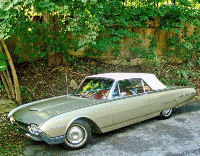 1962 Anniversary Gold Ford Thunderbird Convertible