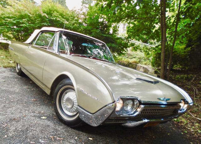 1962 Anniversary Gold Ford Thunderbird Convertible