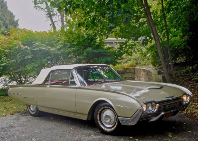 1962 Anniversary Gold Ford Thunderbird Convertible